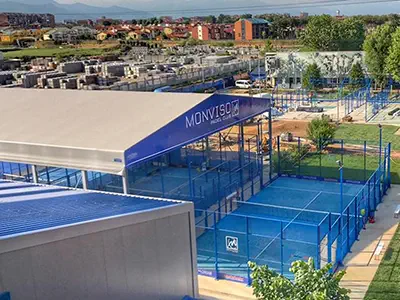 Roofed Padel Court application case